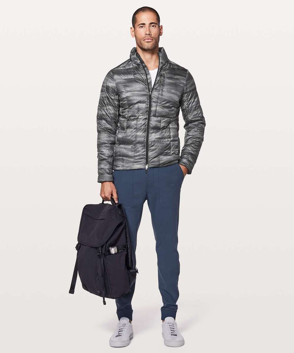 Lululemon Pack It Down Jacket Wavelength Multi Men's Medium Packable Down